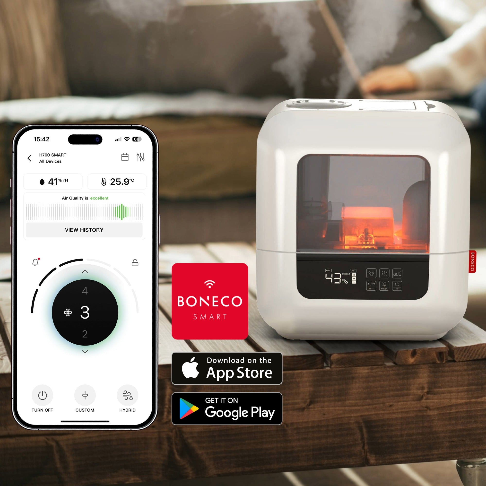 boneco-u700-smart-ultraschall-luftbefeuchter-mit-wlan-und-warmnebel image 2
