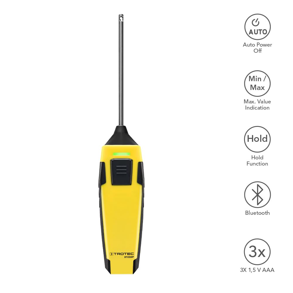 trotec-bt22wp-bluetooth-thermometer-50-bis-150-c-mit-smartphone-app image 2