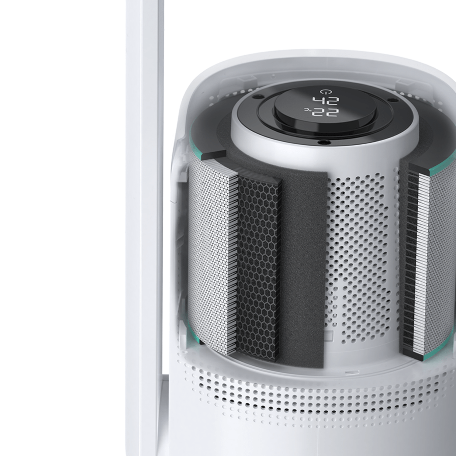 pro-breeze-ersatzfilter-f-r-pb-f12w-bladeless-tower-l-fter-und-luftreiniger-hepa image 2