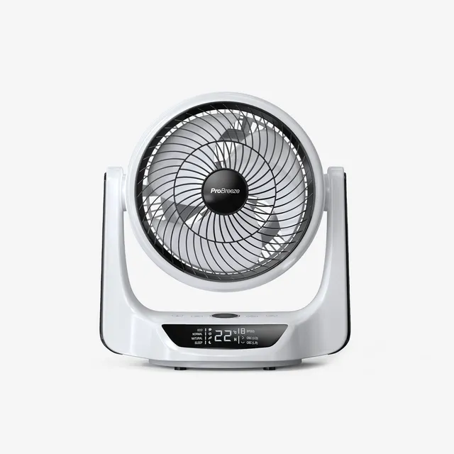 pro-breeze-25-cm-dc-luftzirkulator-ventilator-mit-oszillation-und-fernbedienung image 1