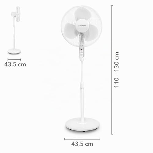 trotec-tve-25-s-standventilator-40-w-80-oszillation-fernbedienung image 8